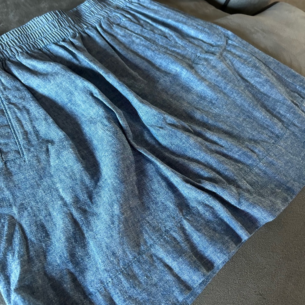 LOFT Denim Blue Mini Skirt